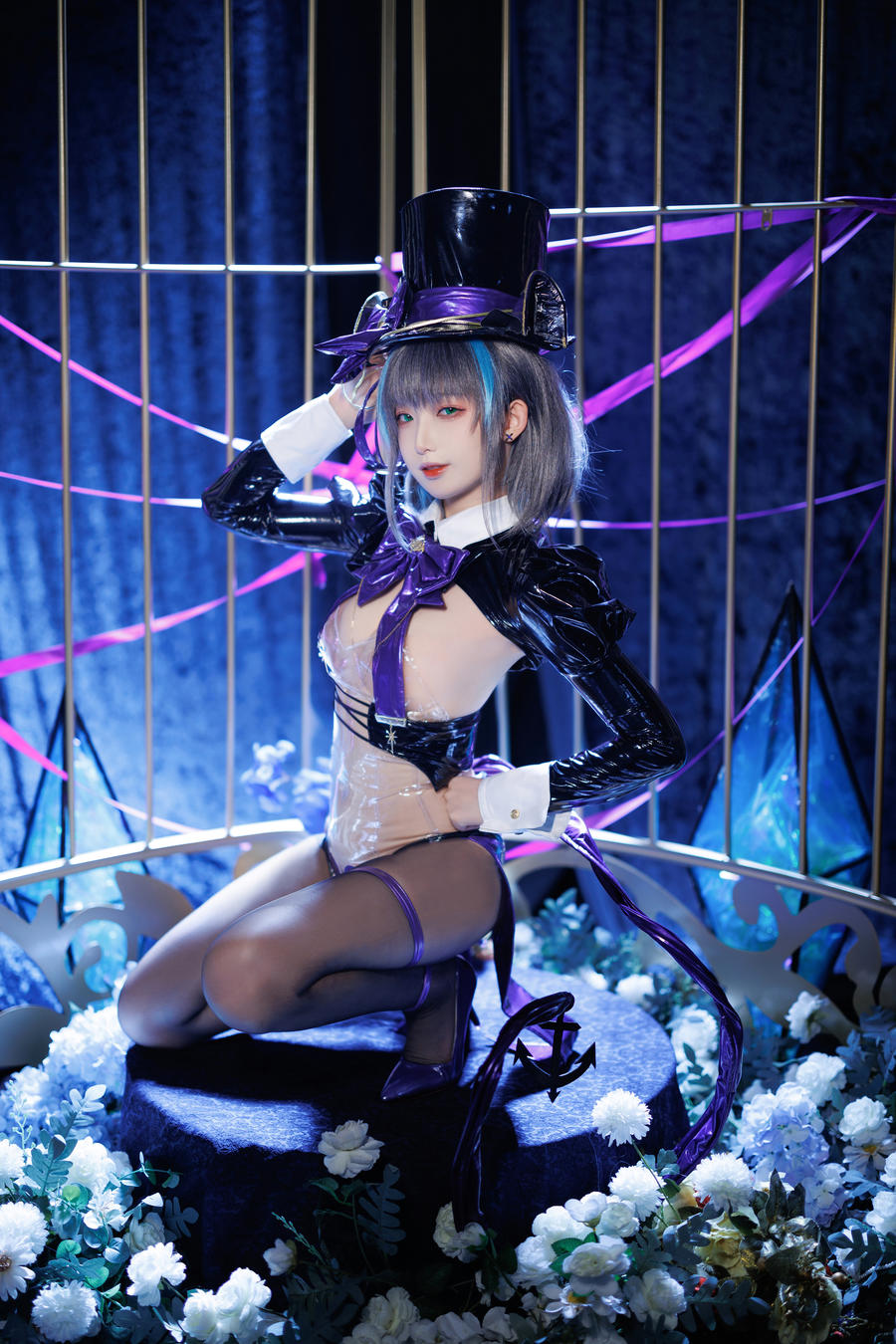 No.042 - 碧蓝航线 柴郡魔术师 [50P]-COS基地