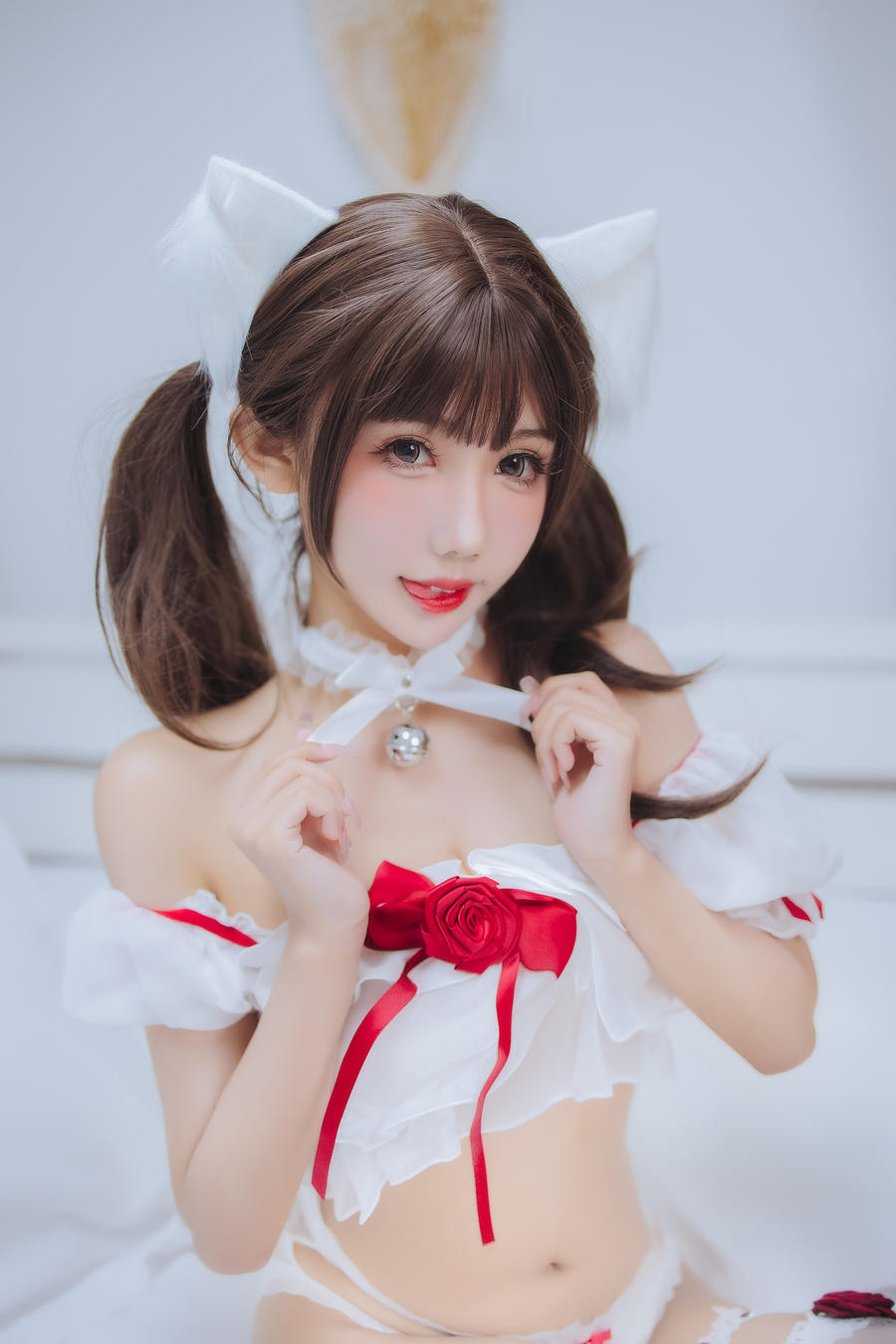 No.016 - 白猫少女 [50P]-COS基地