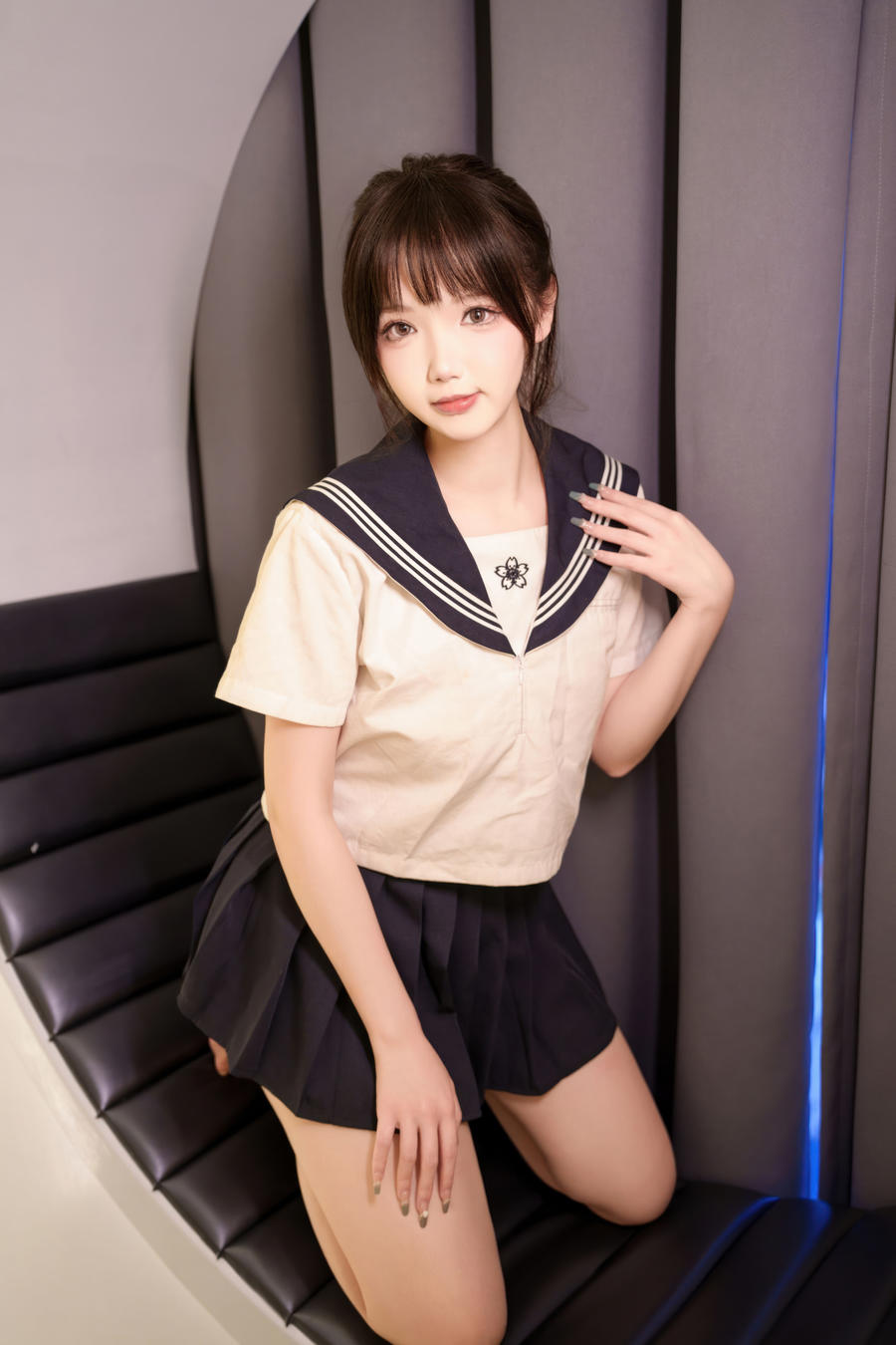No.088 – 牛奶丝透明黏滑体操服 [15P]-COS基地