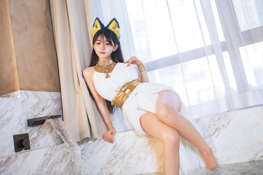 No.157 – 白色猫娘 [55P]-COS基地