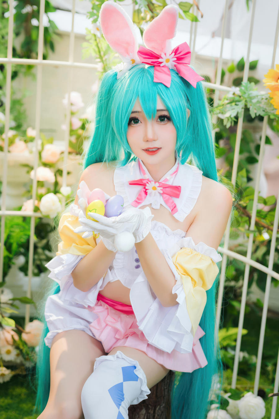 No.051 – 初音未来 复活节兔子 [22P]-COS基地
