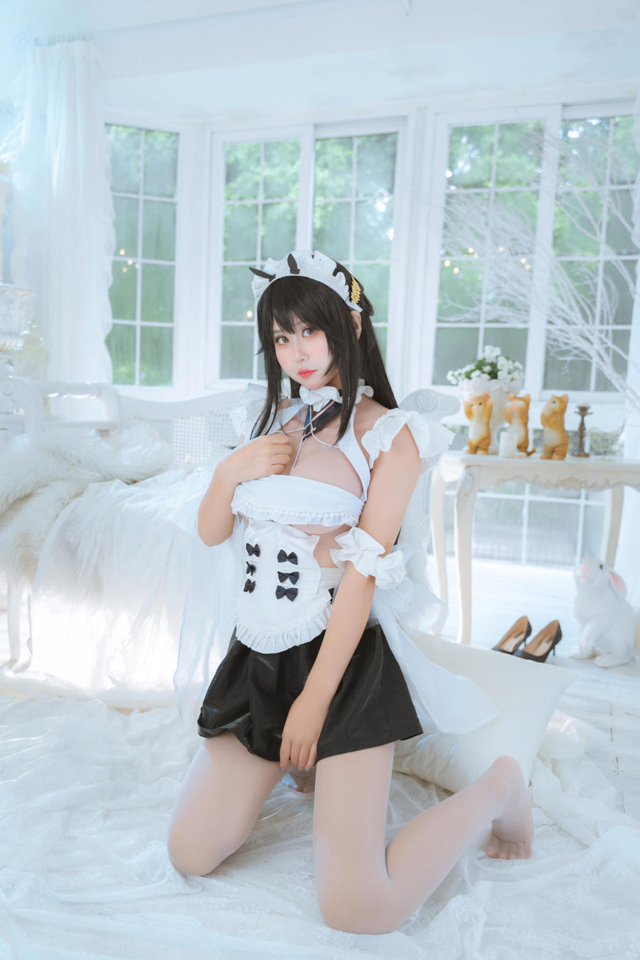 No.061 – 碧蓝航线 不挠 没干劲的女仆小姐 [35P]-COS基地