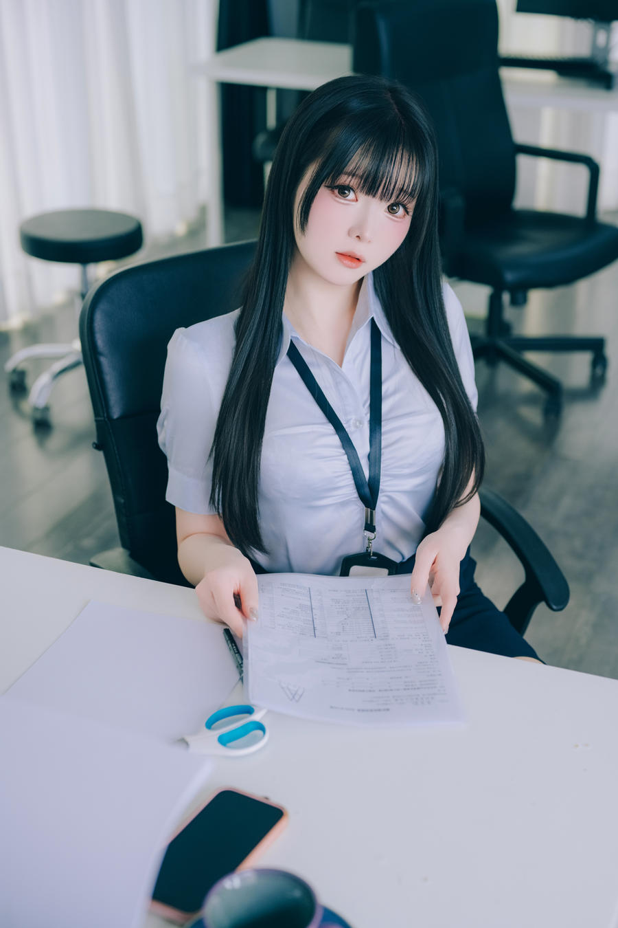 No.124 – DL版写真集 Shimo’ Secret Office Vol.02 [125P]-COS基地